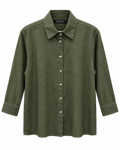 Women’s Linen Long Sleeve Shirt