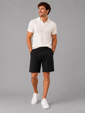 Men cargo shorts 100% cotton
