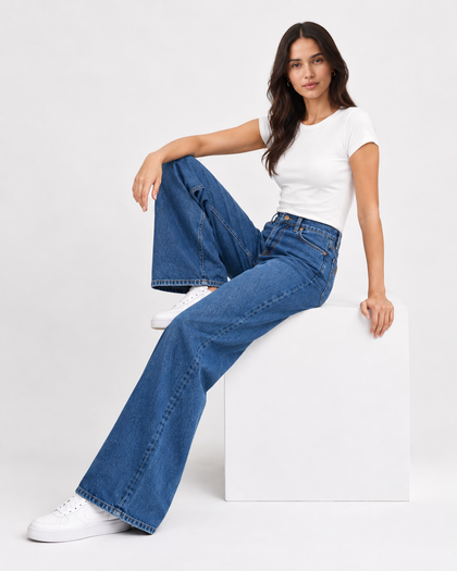 Women's Wide Leg Jeans