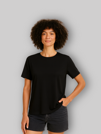 Women’s Round Neck T-Shirt.