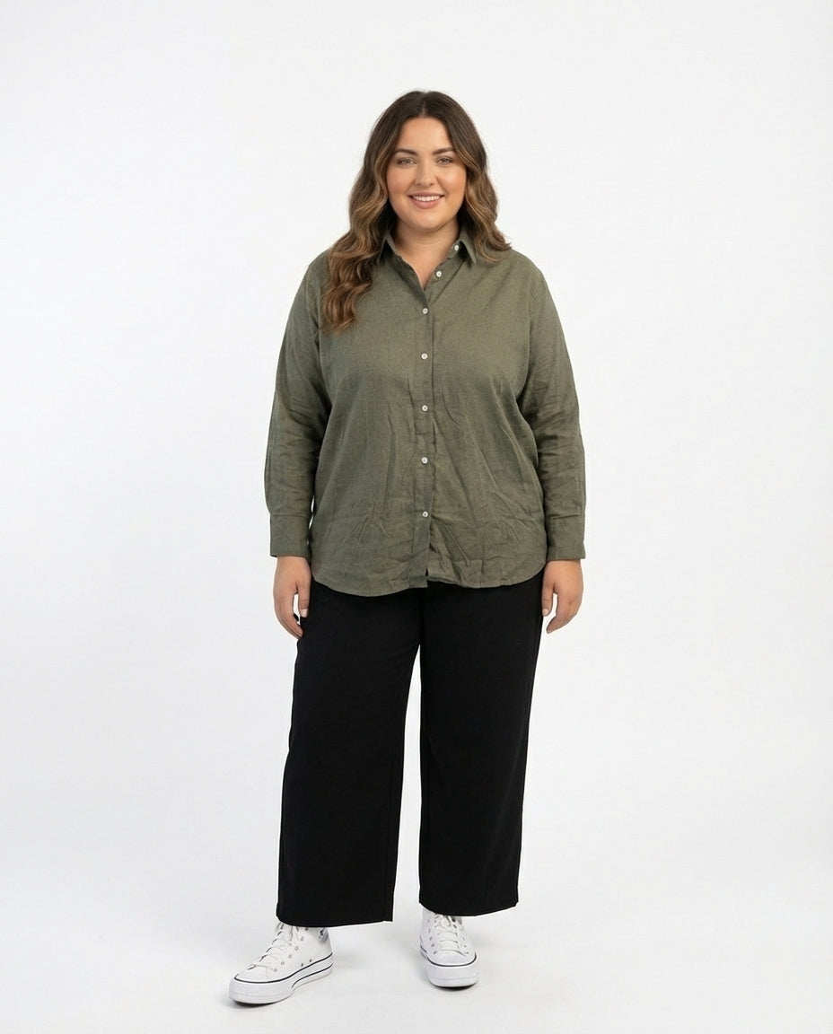 Women’s Linen Long Sleeve Shirt