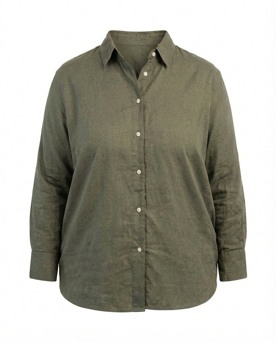 Women’s Linen Long Sleeve Shirt