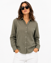 Women’s Linen Long Sleeve Shirt
