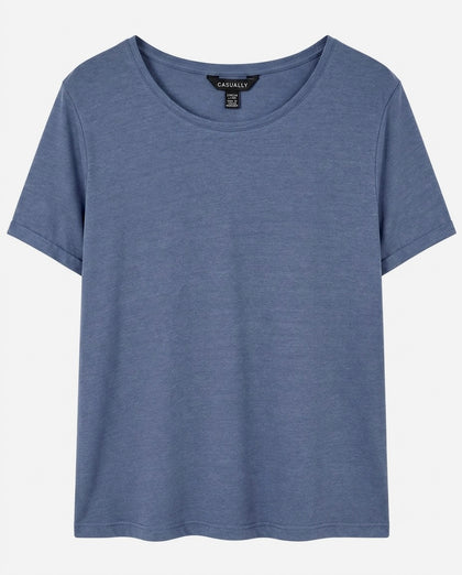 Women’s Round Neck T-Shirt.