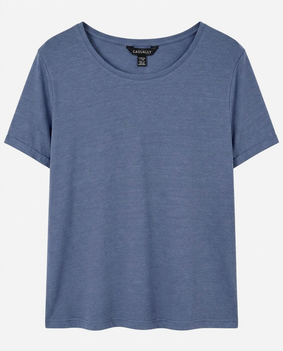 Women’s Round Neck T-Shirt.
