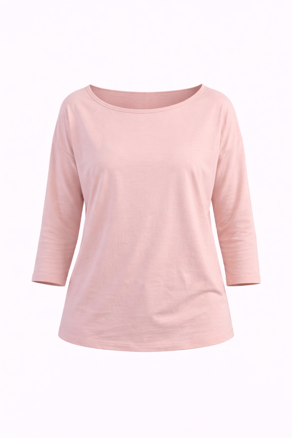 Women's 3/4 Sleeve Boat Neck Blouse