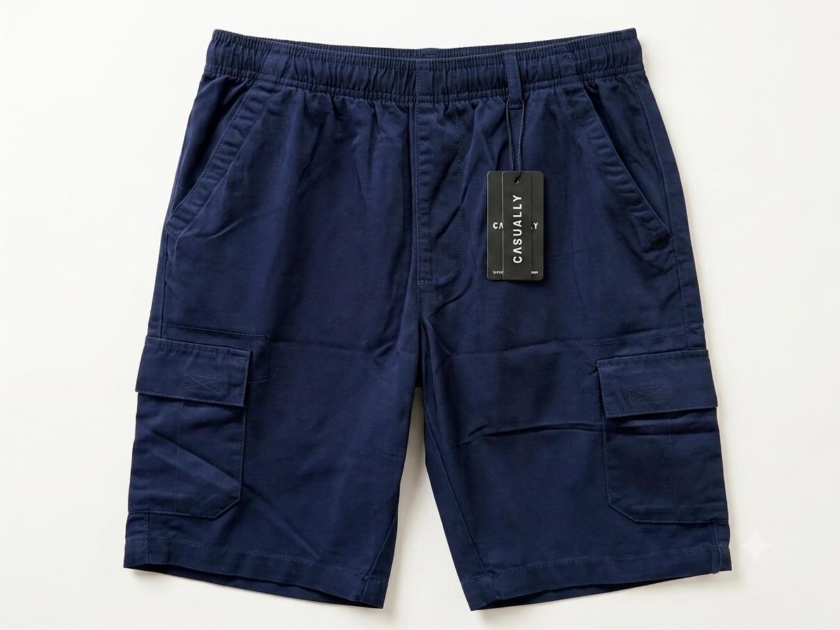 Men cargo shorts 100% cotton
