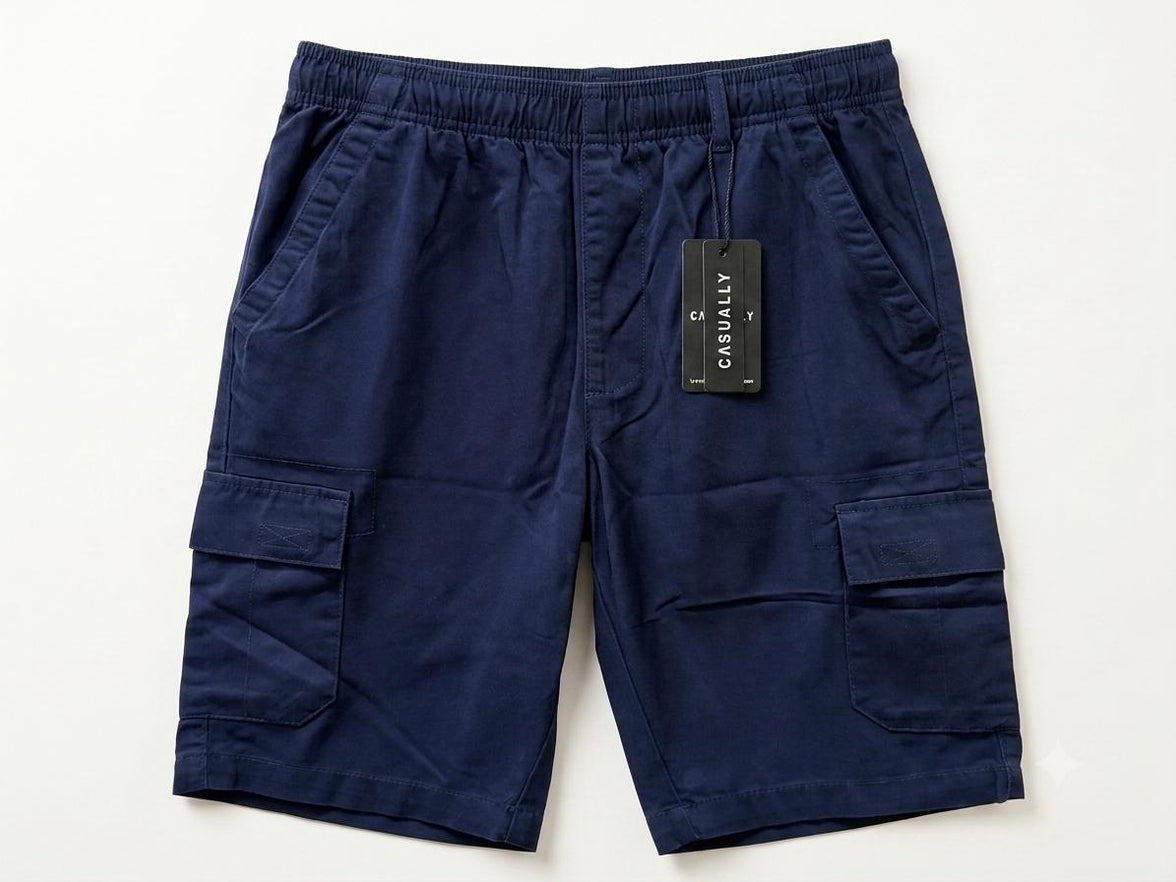Men cargo shorts 100% cotton