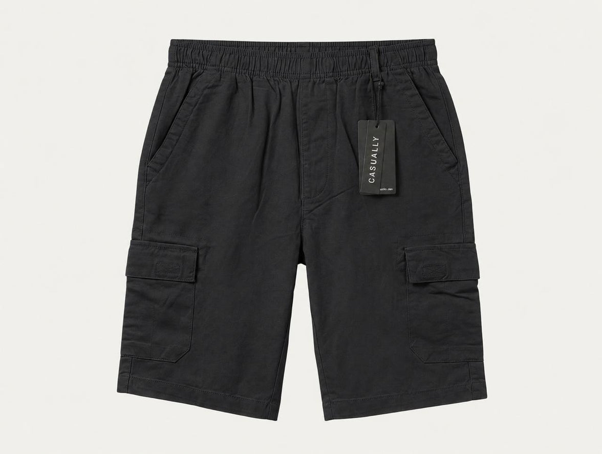 Men cargo shorts 100% cotton