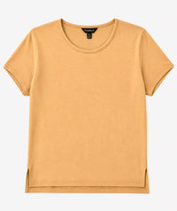 Women plus size boat neck t-shirt 100% cotton
