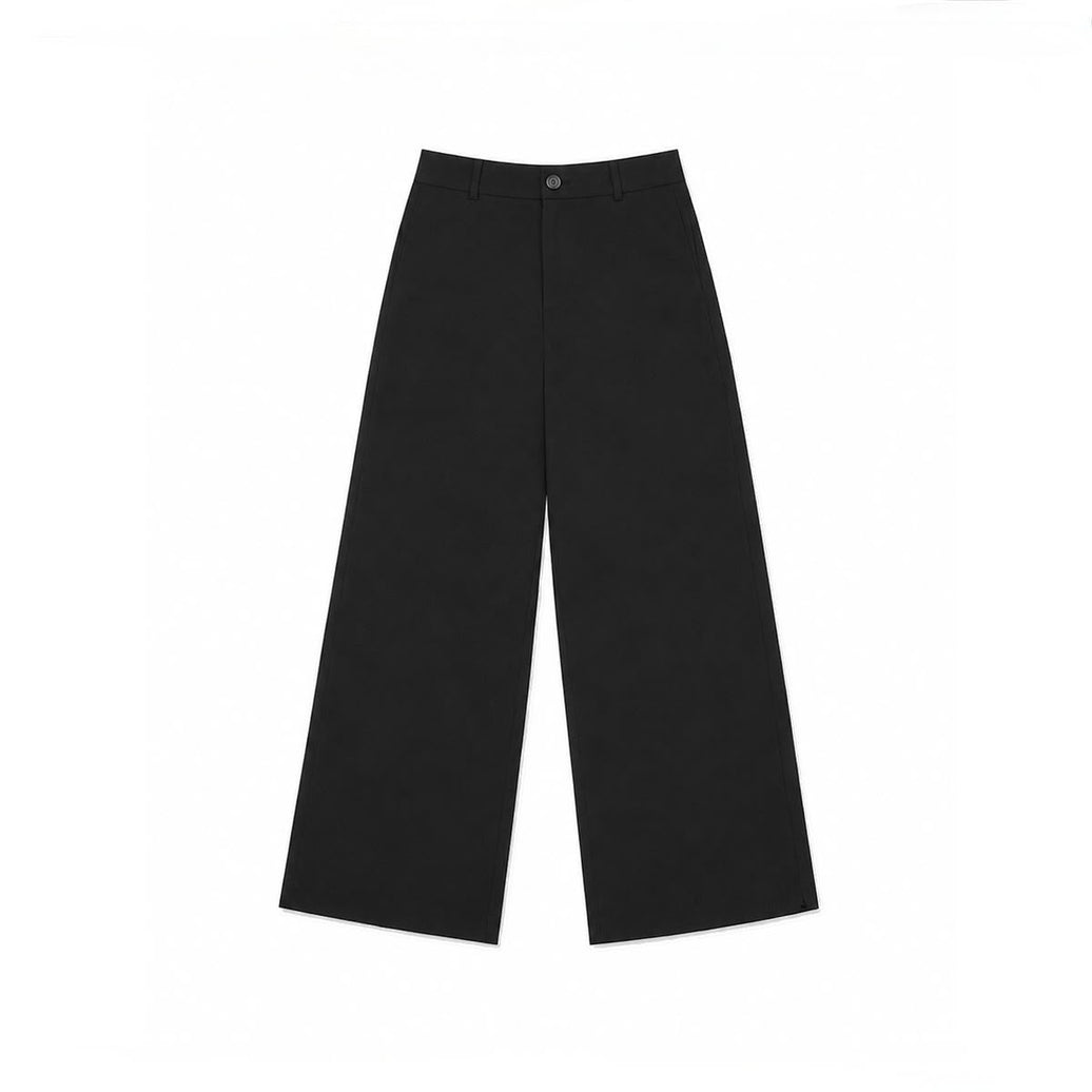 Cotton women pants with button