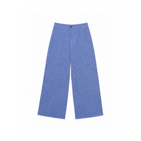 Cotton women pants with button