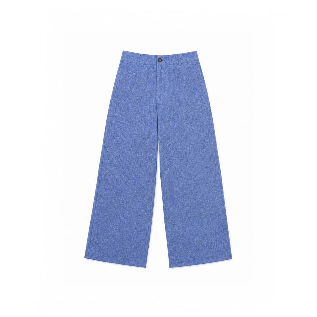 Cotton women pants with button